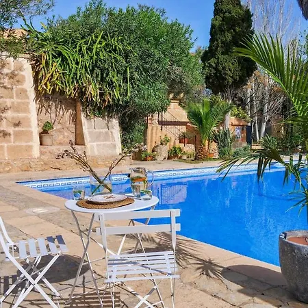 Llorenc 2 Auf Fincagehoeft, Klima, Wifi, Terrasse, Xxl Pool, Gemeinschaftskueche, Yoga Daire Manacor (Mallorca)